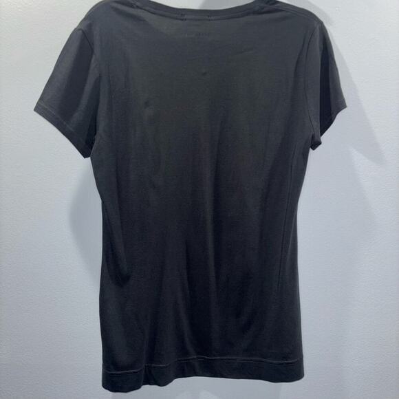 Adam Lippes 100% Pima Cotton Crewneck Tee – Black – Size Large (NWT) - Picture 4 of 14